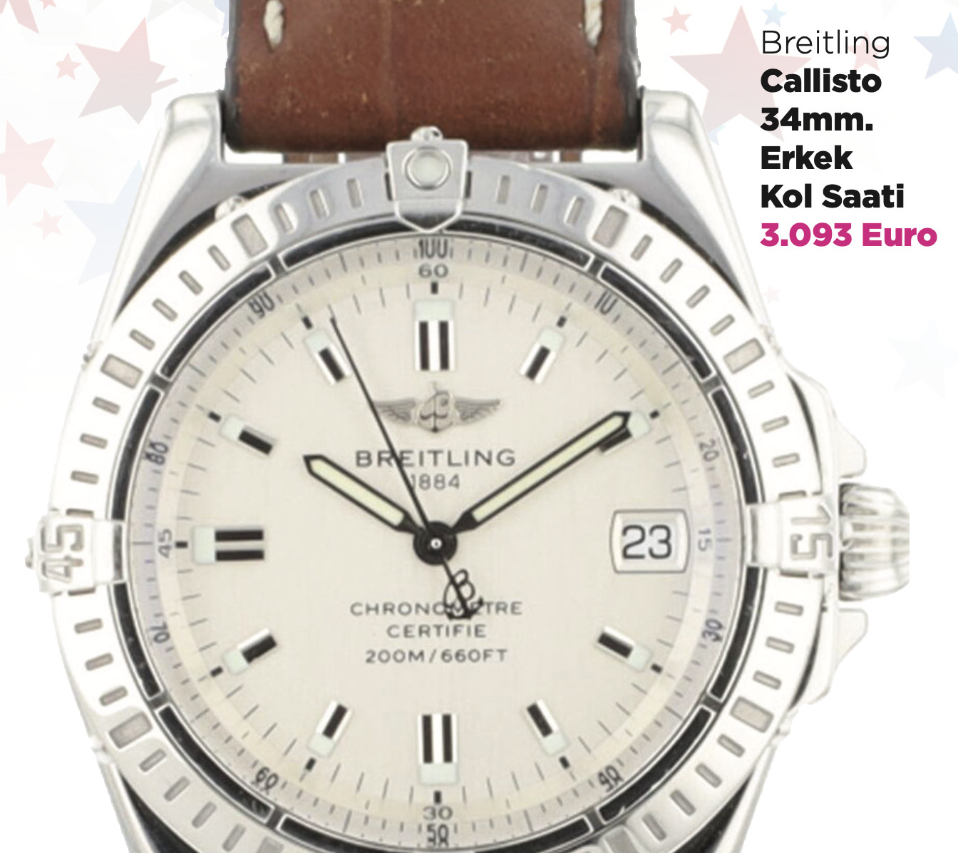 Breitling - Callisto 34mm. Erkek Kol Saati - 3.093 Euro